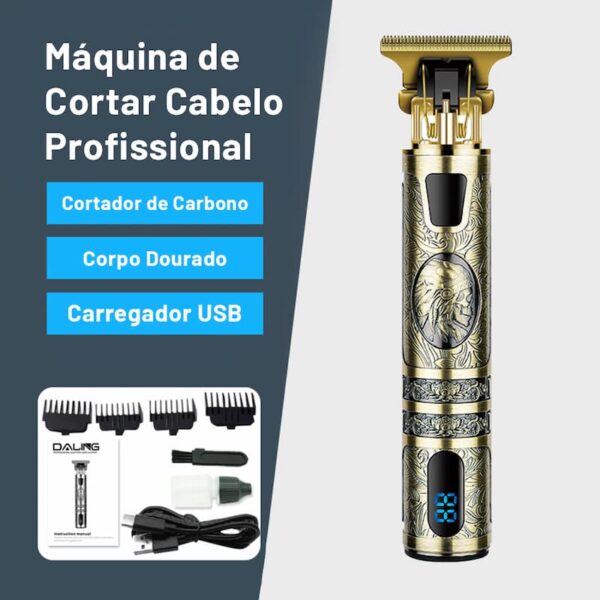 Máquina de Cortar Barba e Cabelo profissional Digital - Image 6