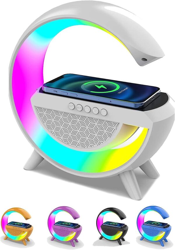 Coluna Led Carregador Bluetooth